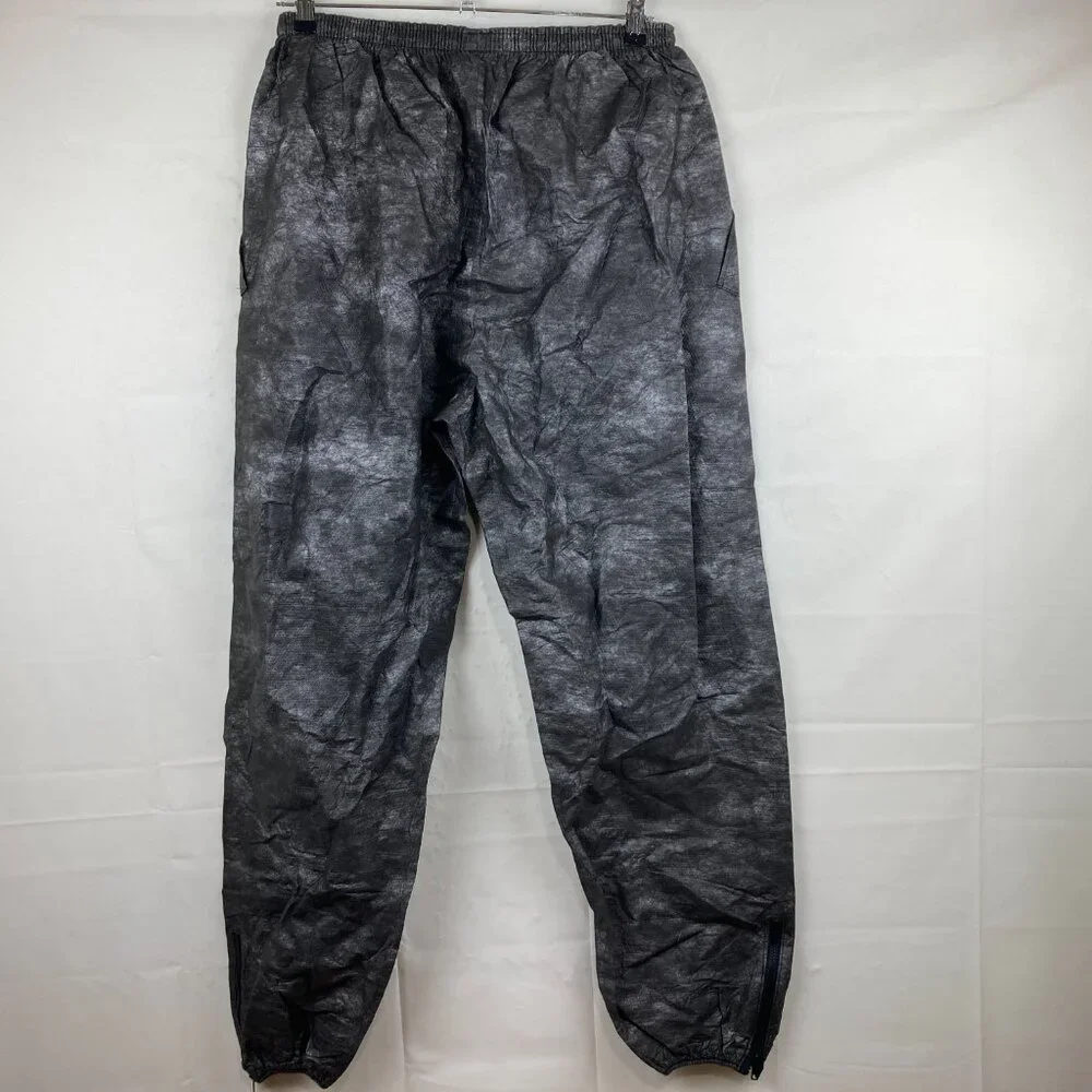 Frogg‎ Toggs Mens XXL Black Rain Pants Elastic Waist Camping Hiking Waterproof